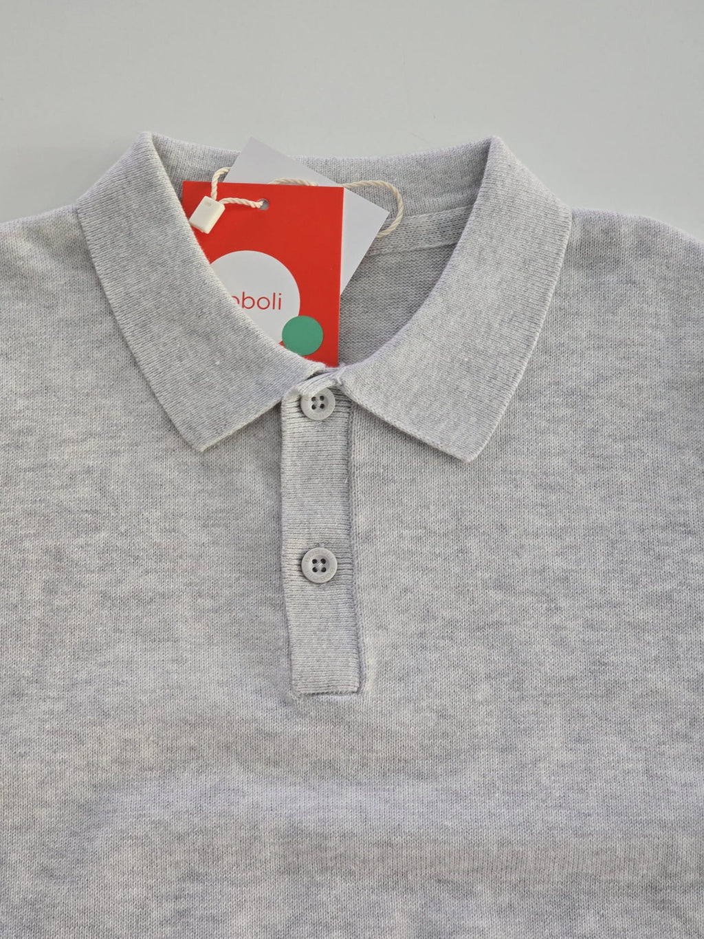 Polo grigia cotone