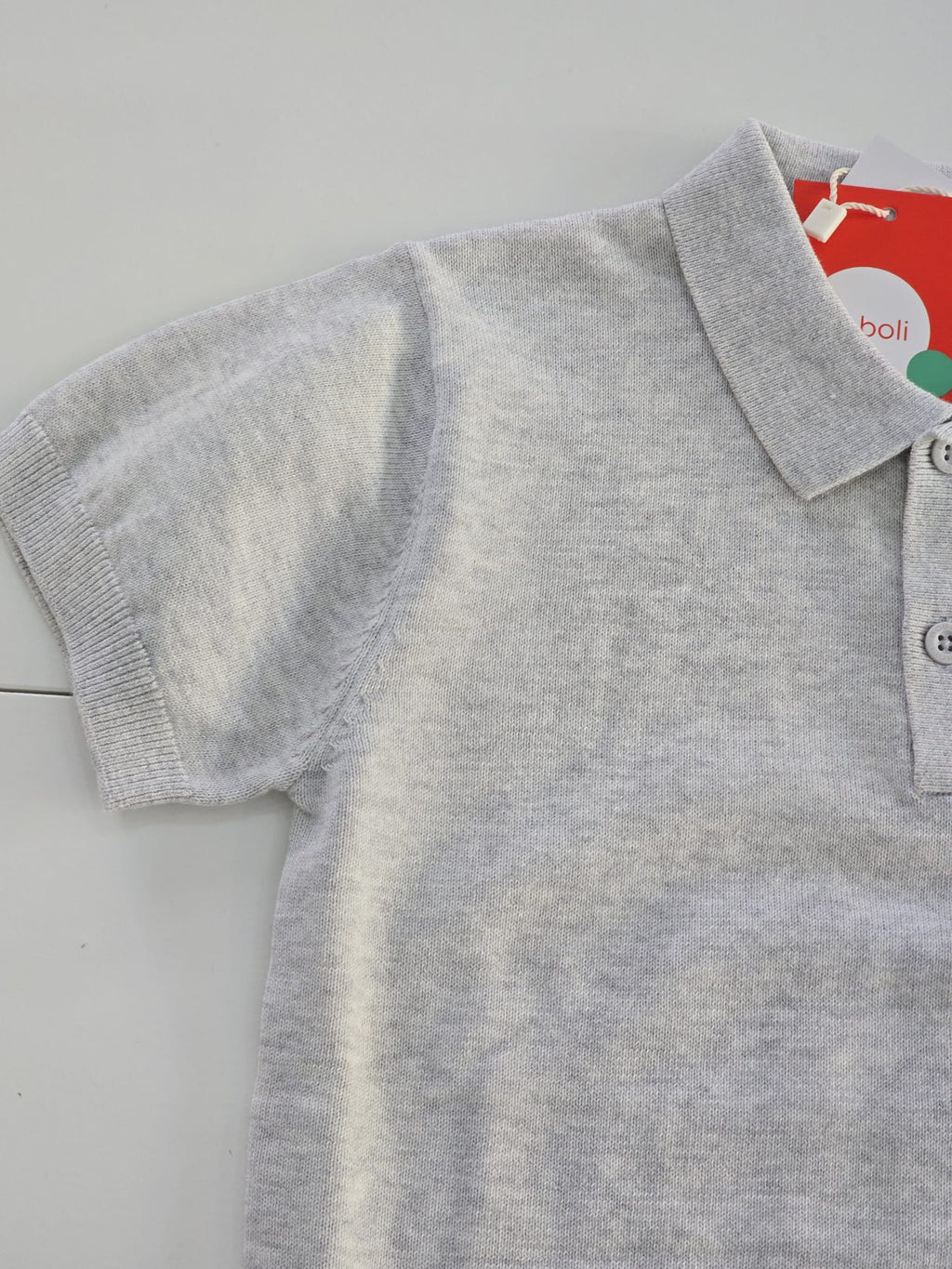 Polo grigia cotone
