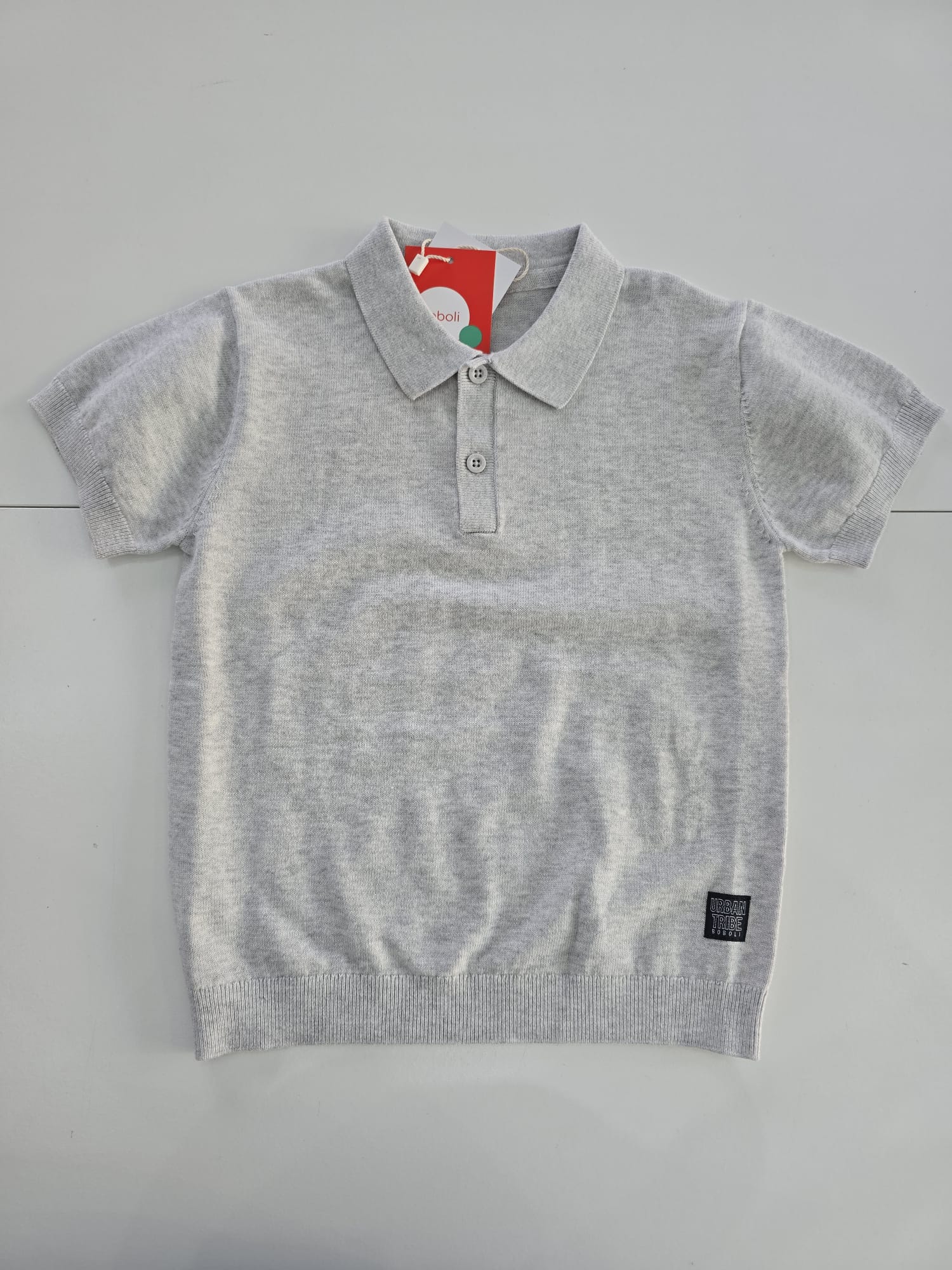 Polo grigia cotone