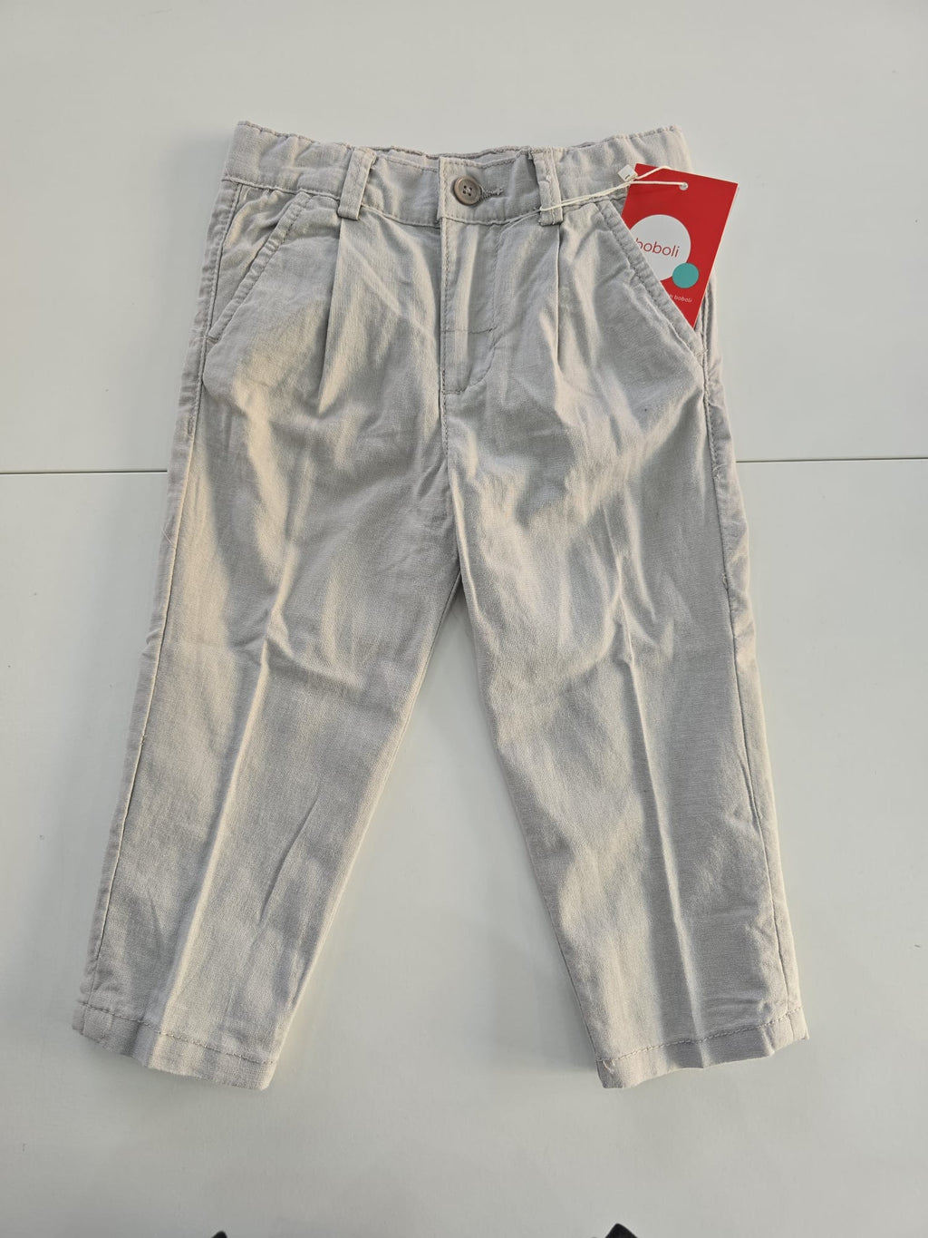 Pantalone lino grigio