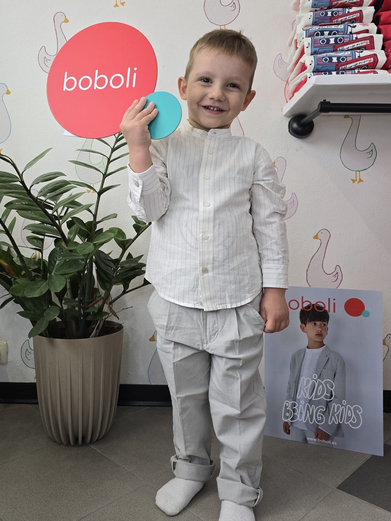 Pantalone lino grigio